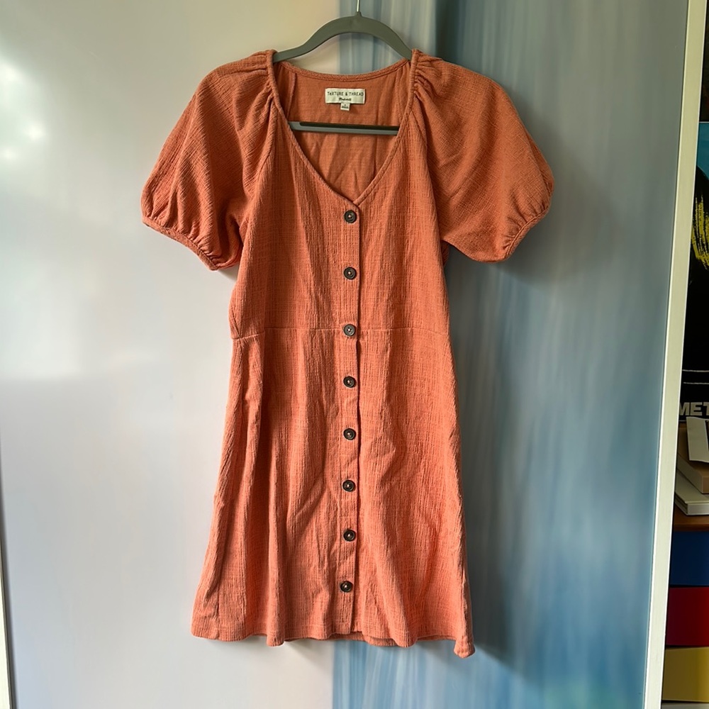 Madewell Puff Sleeve Dress